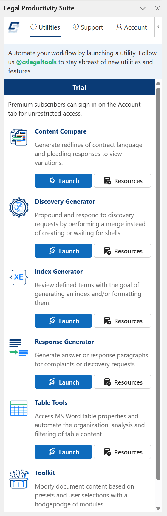App screenshot