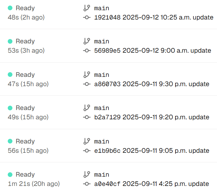 Application deployments