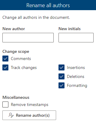 All authors renaming module