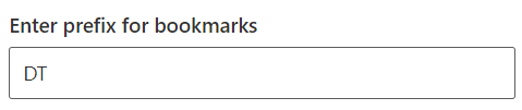 Index Generator format options